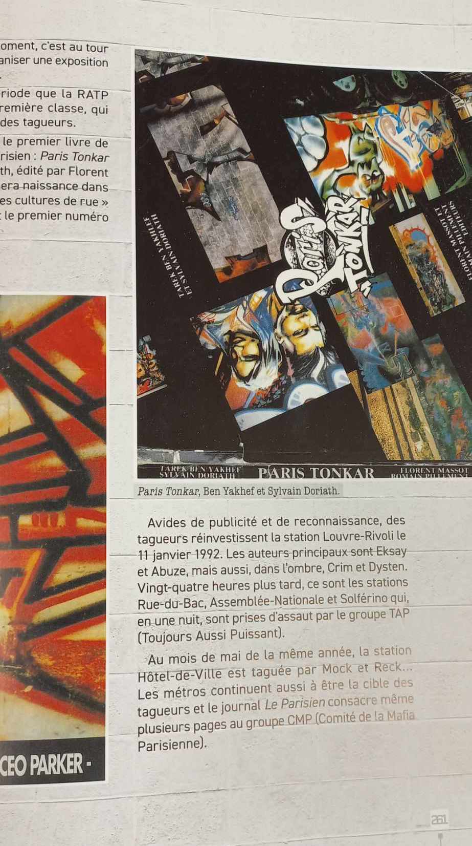 Paris Tonkar et 1Tox dans le livre Hip Hop&nbsp;Culture