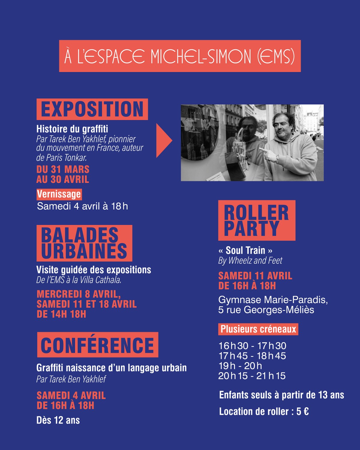 Conférence et vernissage le 4 avril à l&rsquo;espace Michel&nbsp;Simon